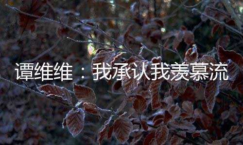 内容认我深夜羡慕谭维 谭维我承维维完整流量歌手发文